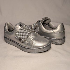 Michael Kors Ivy Candy Silver Girls Sneakers
